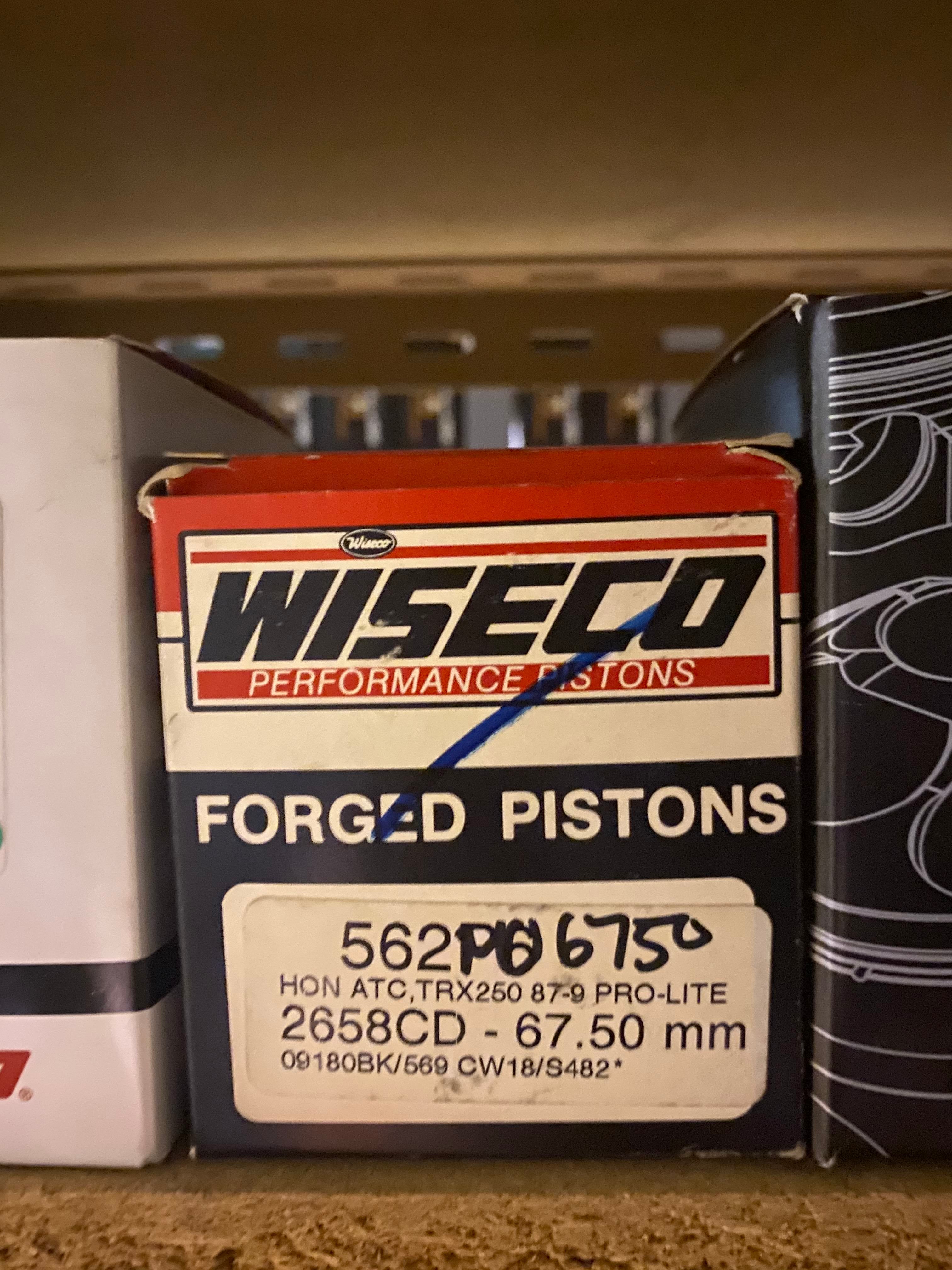 Wiseco Piston Kit 562M06750 Honda ATC,TRX250 1987-89 PRO-LITE 2658CD